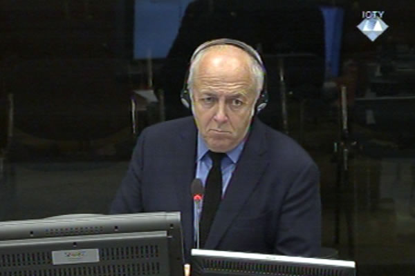 Jeremy Bowen, witness at the Ratko Mladic trial