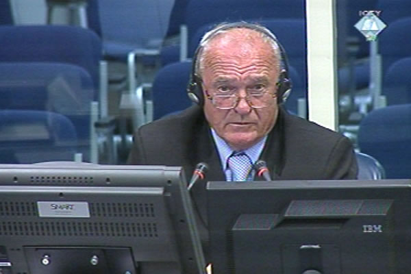 Milenko Zivanovic, witness at the Radovan Karadzic trial