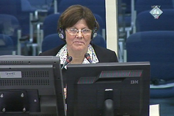 Ewa Tabeau, witness at the Ratko Mladic trial