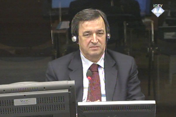 Mile Dmicic, witness at the Radovan Karadzic trial