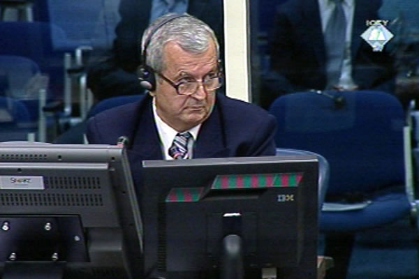Milenko Todorovic, witness at the Ratko Mladic trial