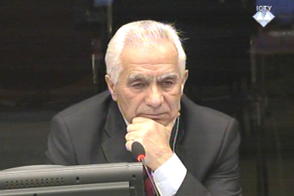 Momcilo Krajisnik, witness at the Radovan Karadzic trial