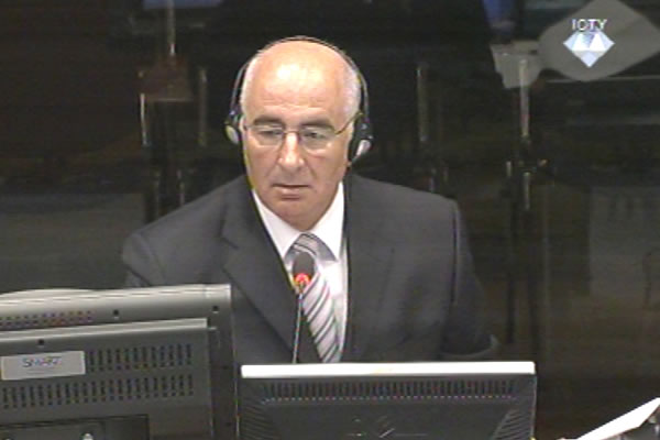 Novak Kondic, witness at the Radovan Karadzic trial