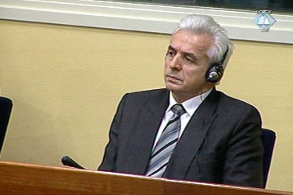 Drago Nikolic in the courtroom