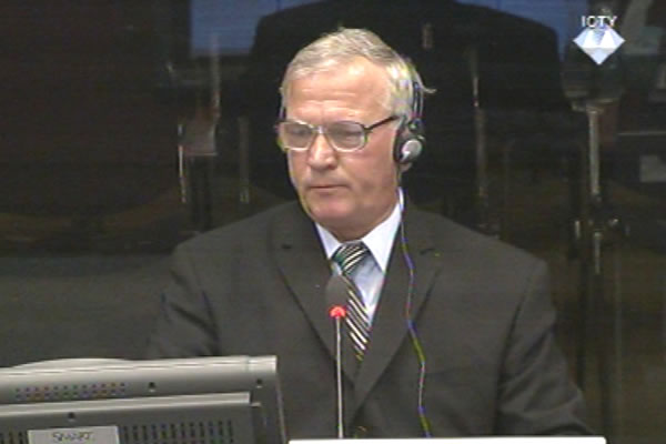 Marko Adamovic, witness at the Radovan Karadzic trial