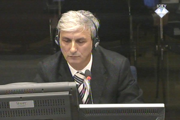 Mile Dobrijevic, witness at the Radovan Karadzic trial