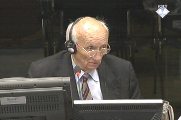 Vladimir Matovic, witness at the Radovan Karadzic trial