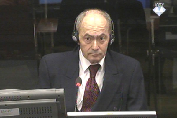 Zdravko Tolimir, witness at the Radovan Karadzic trial