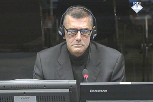 Dragan Radetic, witness at the Radovan Karadzic trial