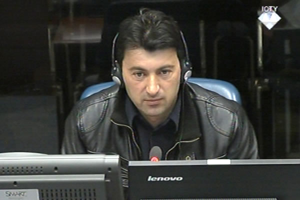 Ratko Milojica, witness at the Radovan Karadzic trial