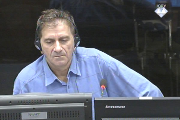Vinko Nikolic, witness at the Radovan Karadzic trial