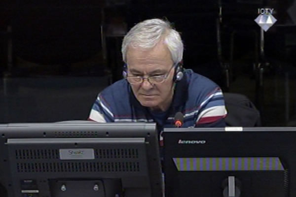 Dusan Jankovic, witness at the Radovan Karadzic trial