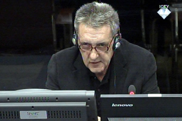 Dusan Mudrinic, witness at the Radovan Karadzic trial