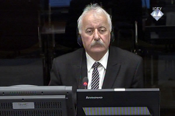 Gojko Klickovic, witness at the Radovan Karadzic trial