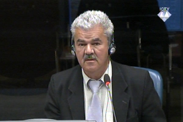 Nikola Mijatovic, defence witness at Rako Mladic trial