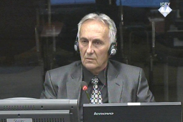 Zdravko Cvoro, defence witness at Rako Mladic trial