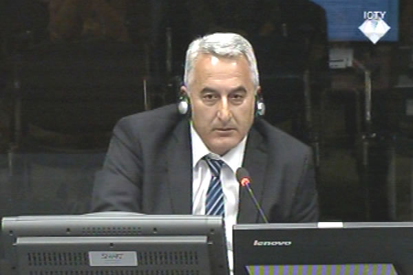 Svetozar Guzina, defence witness at Rako Mladic trial