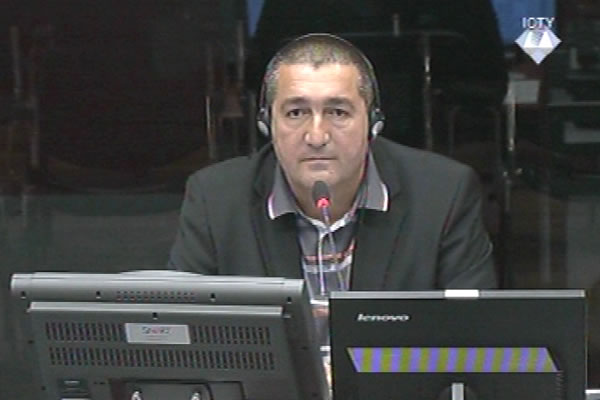 Goran Sehovac, defence witness at Rako Mladic trial
