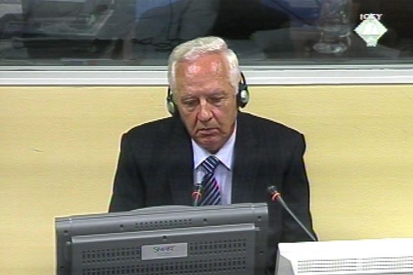 Radovan Glogovac, defence witness at Rako Mladic trial