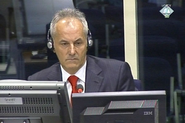 Sergije Veselinovic, defence witness at Goran Hadzic trial
