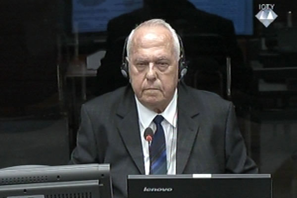 Vladimir Lukic, defence witness at Rako Mladic trial