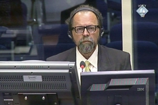 Vojin Susa, defence witness at Goran Hadzic trial