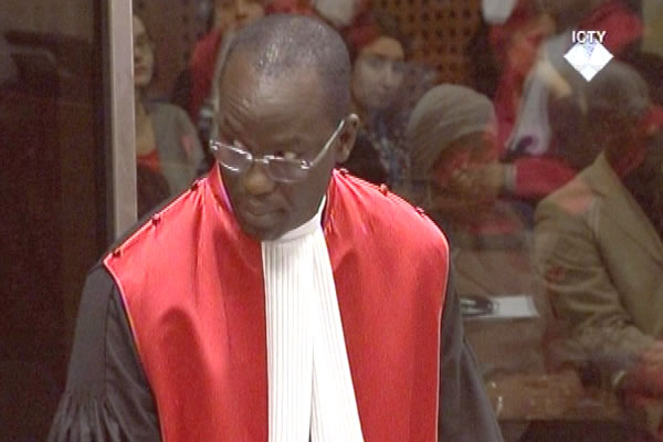 Mandiaye Niang, judge in the Tribunal