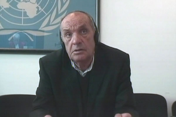Momir Deuric, defence witness at Rako Mladic trial