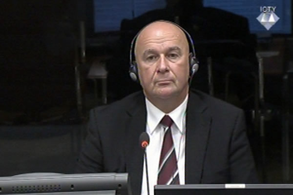Savo Bojanovic, defence witness at Rako Mladic trial