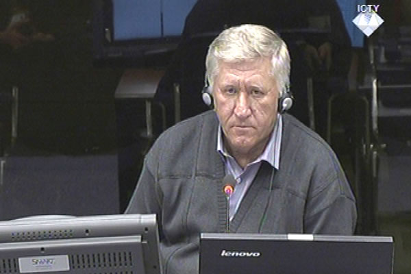 Branko Predojevic, defence witness at Rako Mladic trial