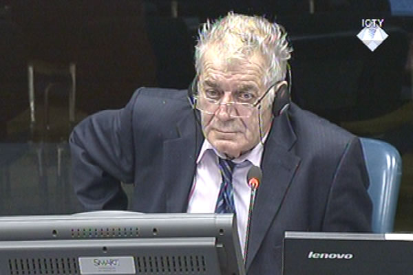 Nenad Davidovic, defence witness at Rako Mladic trial