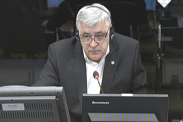 Milomir Savčić, defence witness at Rako Mladic trial
