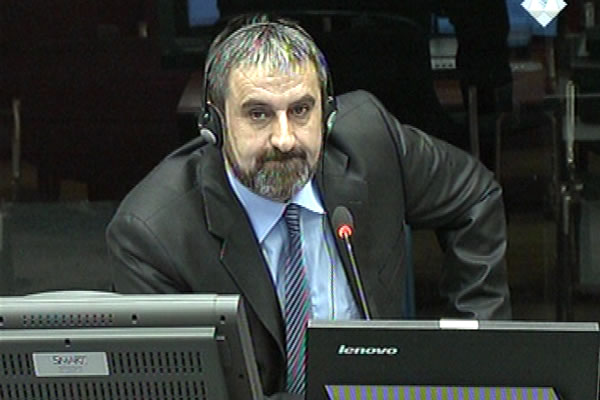 Milorad Pelemis, defence witness at Rako Mladic trial