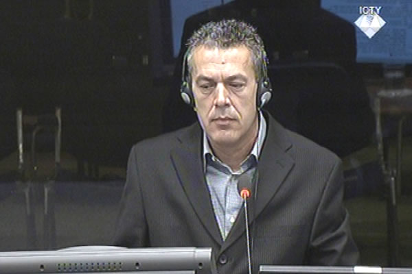 Mladen Blagojevic, defence witness at Rako Mladic trial