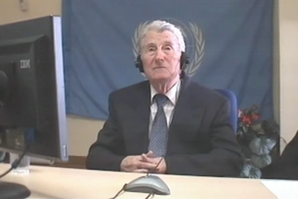 Branko Basara, defence witness at Rako Mladic trial
