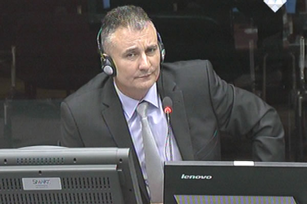 Slavoljub Mladjenovic, defence witness at Rako Mladic trial
