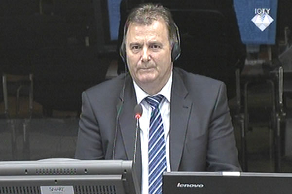Goran Dragojević, defence witness at Rako Mladic trial