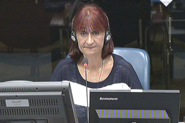 Elmira Karahasanovic, witness at Rako Mladic trial