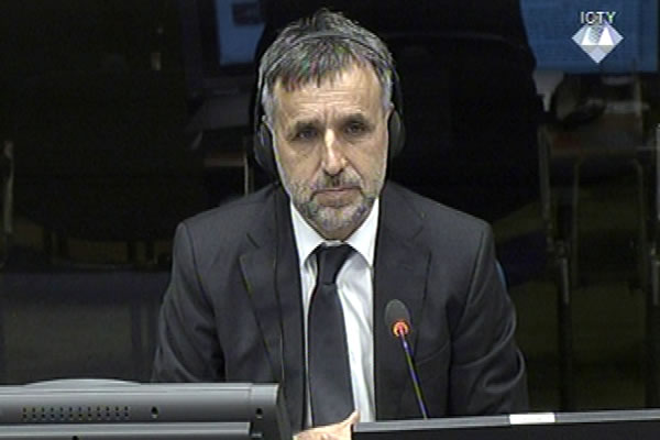 Dragic Gojkovic, witness at the Ratko Mladic trial