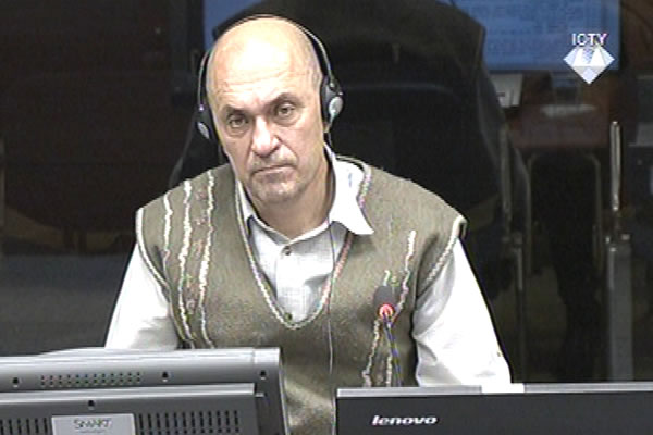 Sergej Moroz, defence witness at Rako Mladic trial