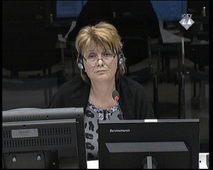 Svetlana Radovanović, expert witness at the trial of Ratko Mladić