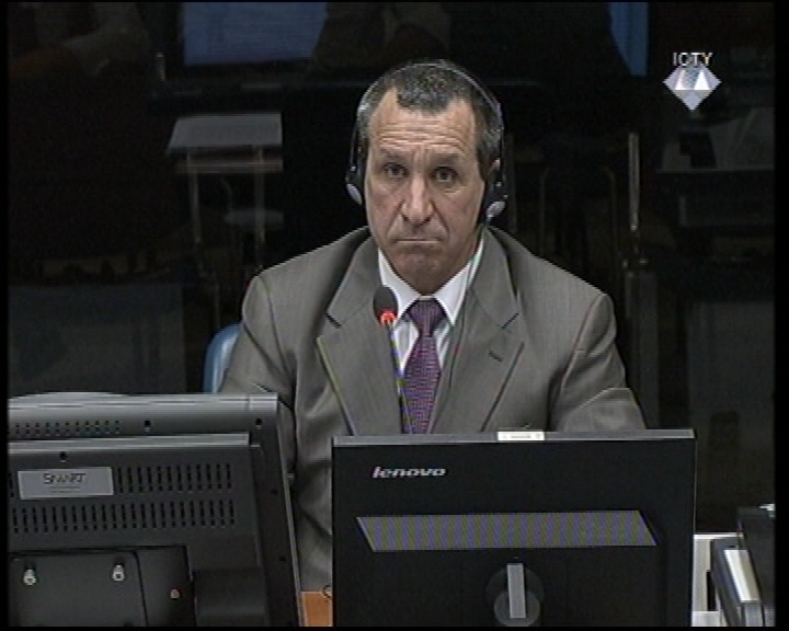 Andrei Demurenko, defense witness at the trial of Ratko Mladić 