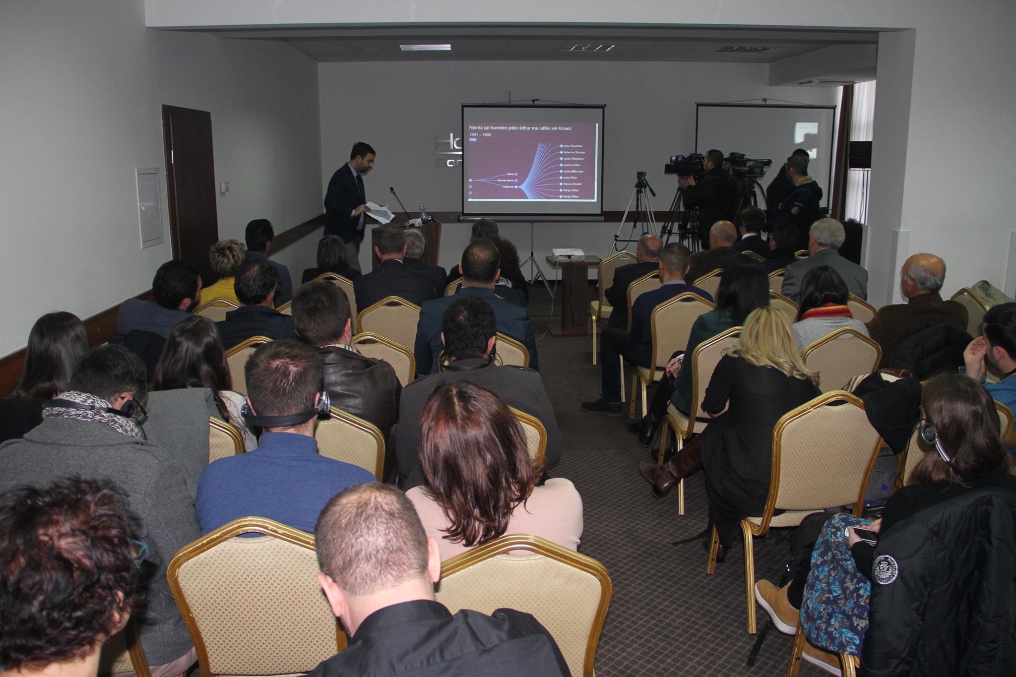 Targeting history and memory, presentation in Pristina