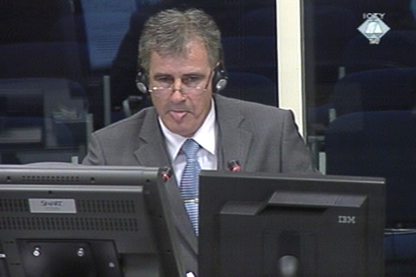 Gordan Milinic, defence witness of Radovan Karadzic