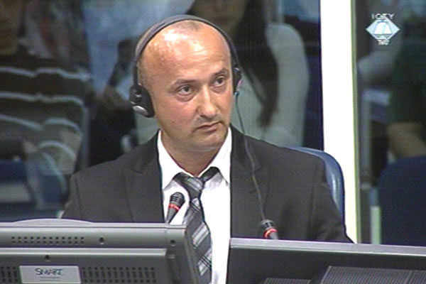 Mile Janjic, witness at the Ratko Mladic trial