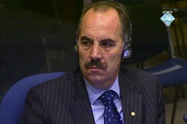 Adnan Merovci, witness in the trial of the former Serbian officials charged with crimes in Kosovo
