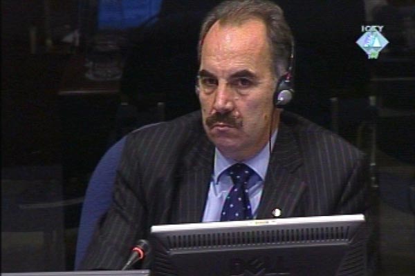 Adnan Merovci, witness at the Slobodan Milosevic trial