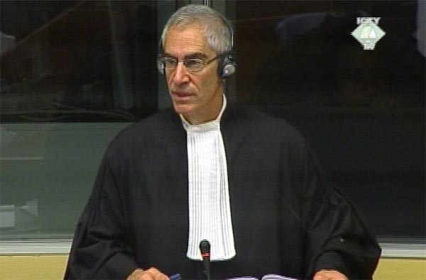 Alan Tieger, prosecutor in the Gotovina, Cermak and Markac case