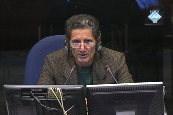 Aleksa Ejic, witness in the Seselj trial