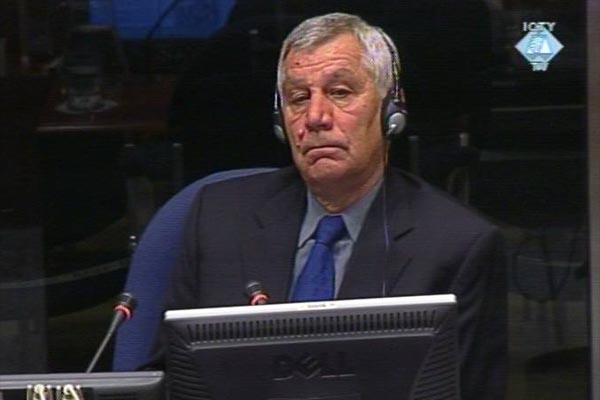 Aleksandar Vasiljevic, witness in the trial of the former Serbian officials charged with crimes in Kosovo